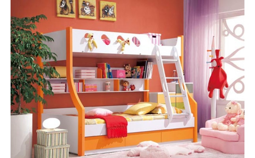 Nixie Bunk Bed for Kids with Storage